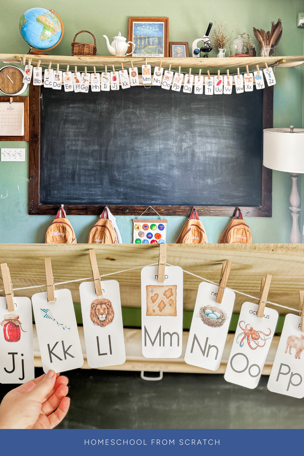 Wall Alphabet for Homeschool